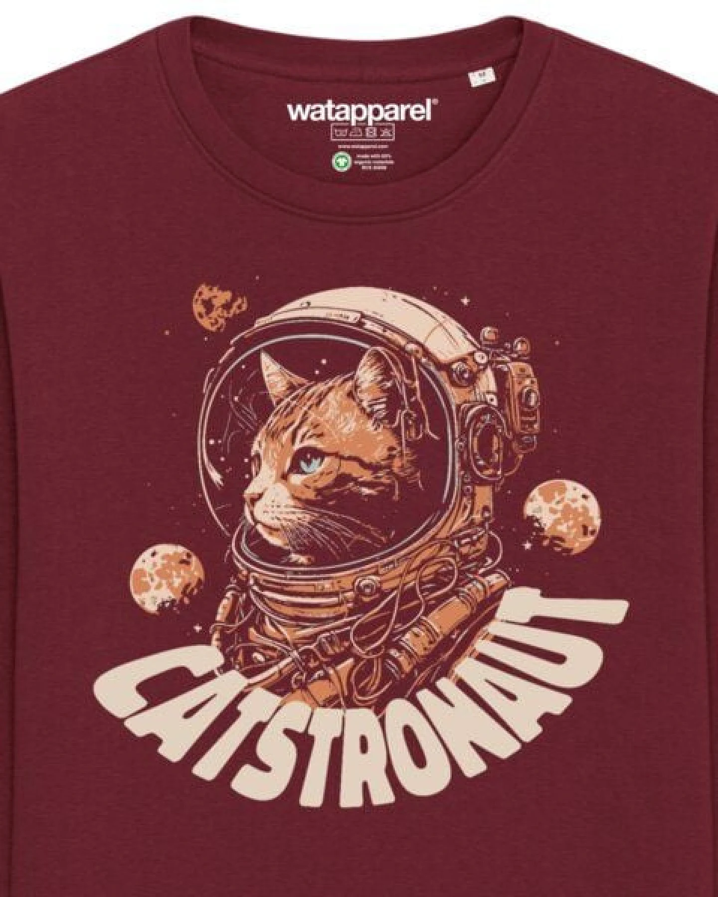 watapparel Sweatshirt Unisex Catstronaut – Ansicht 3