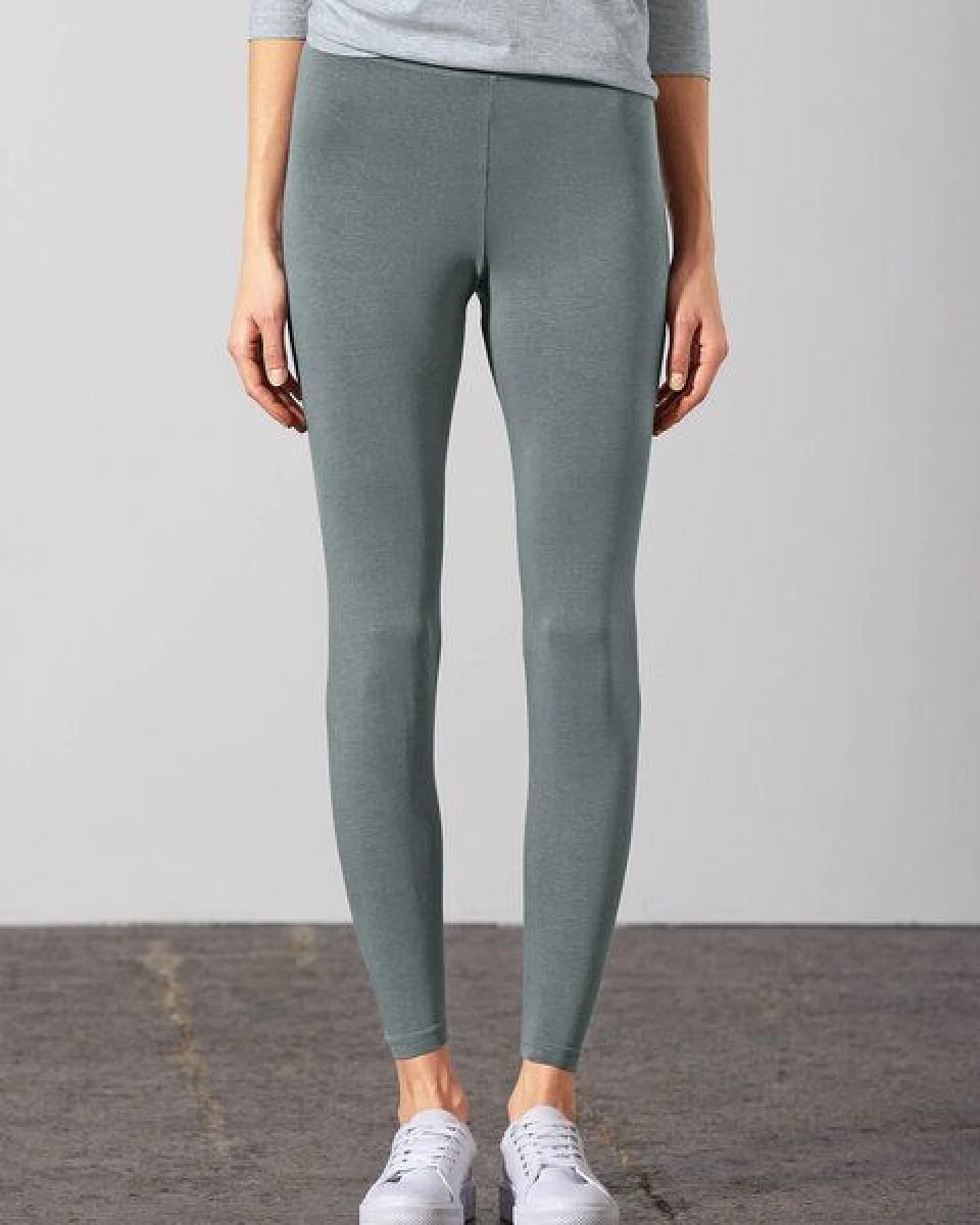 HempAge Lange Basic Leggins Hanf/Biobaumwolle – Ansicht 2