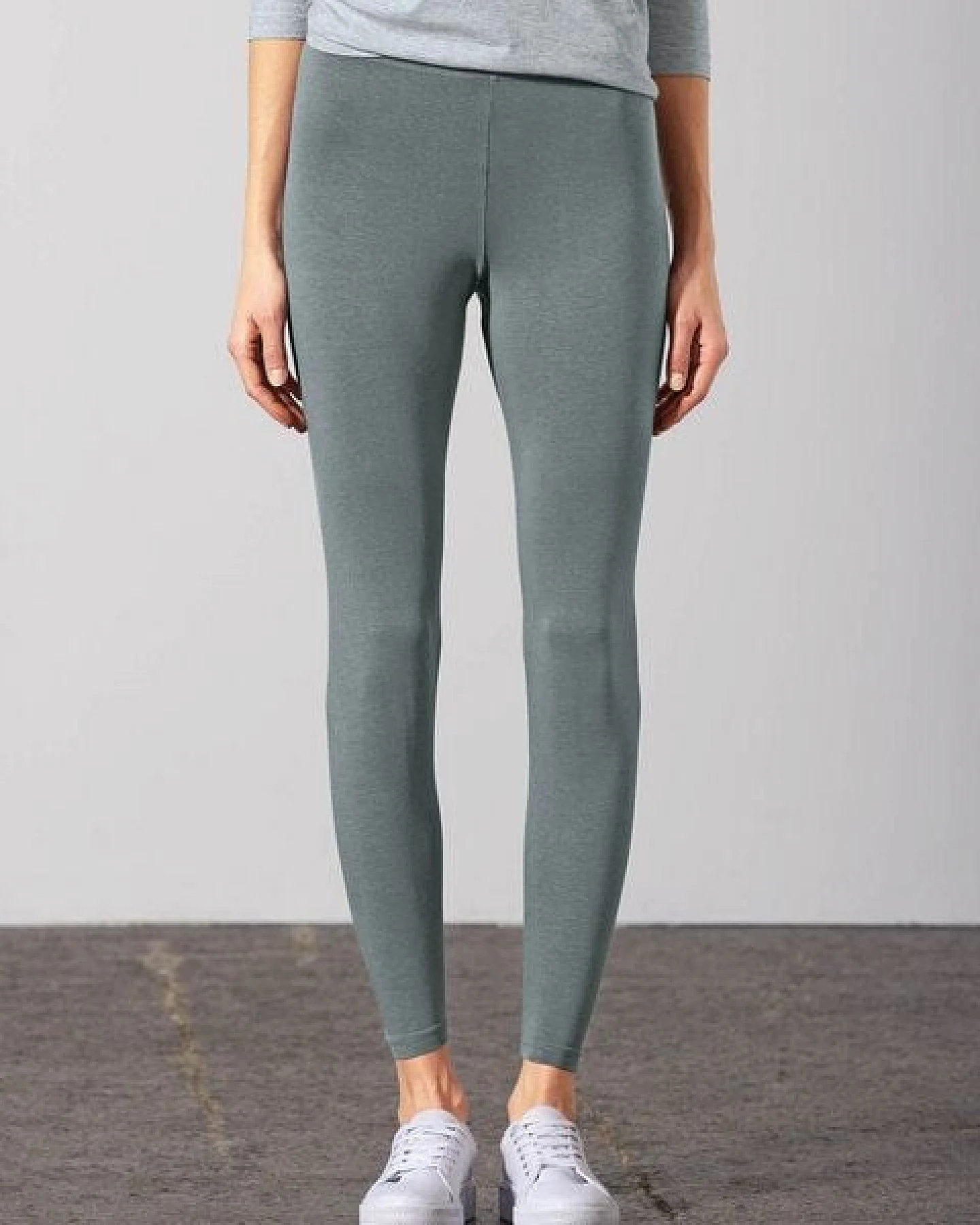 HempAge Lange Basic Leggins Hanf/Biobaumwolle – Ansicht 2