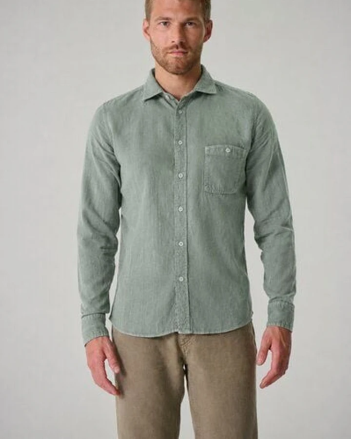 HempAge Schmales Langarmhemd 100% Hanf