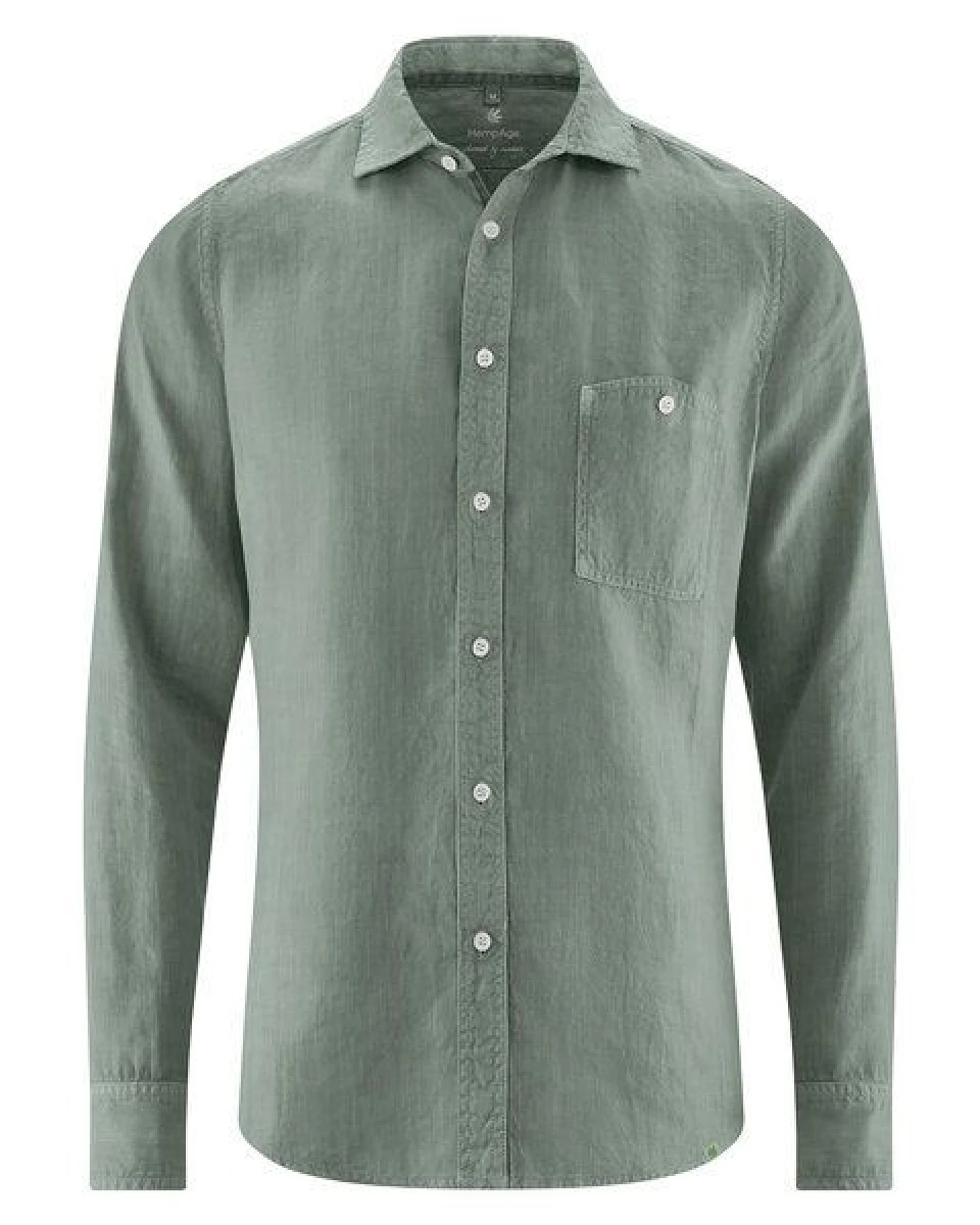 HempAge Schmales Langarmhemd 100% Hanf – Ansicht 2