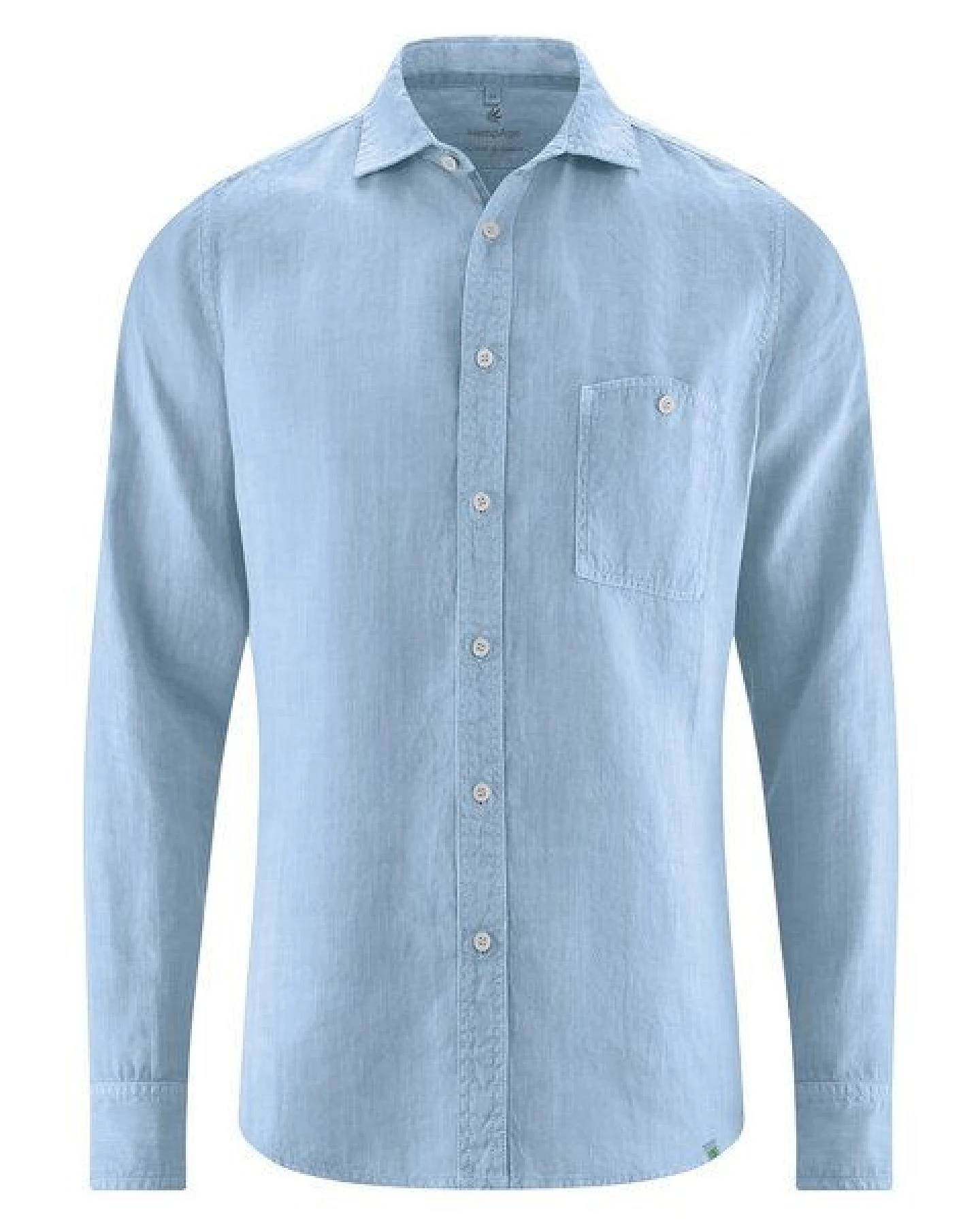 HempAge Schmales Langarmhemd 100% Hanf – Ansicht 2