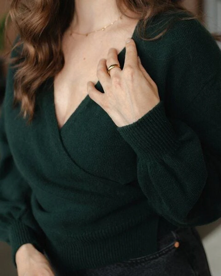 NORDLICHT Wickelcardigan Mona