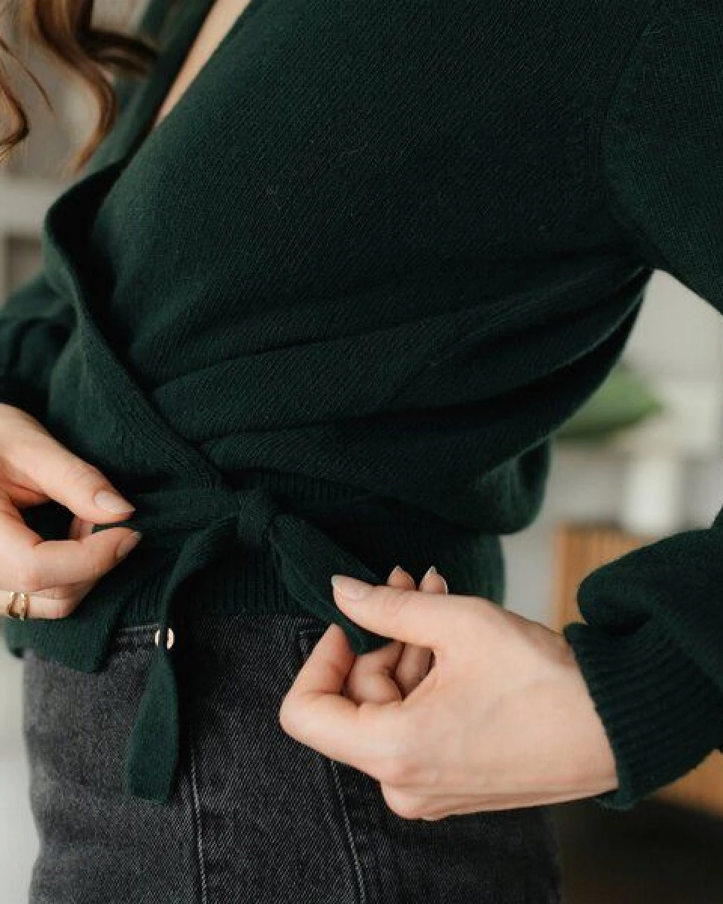 NORDLICHT Wickelcardigan Mona – Ansicht 2