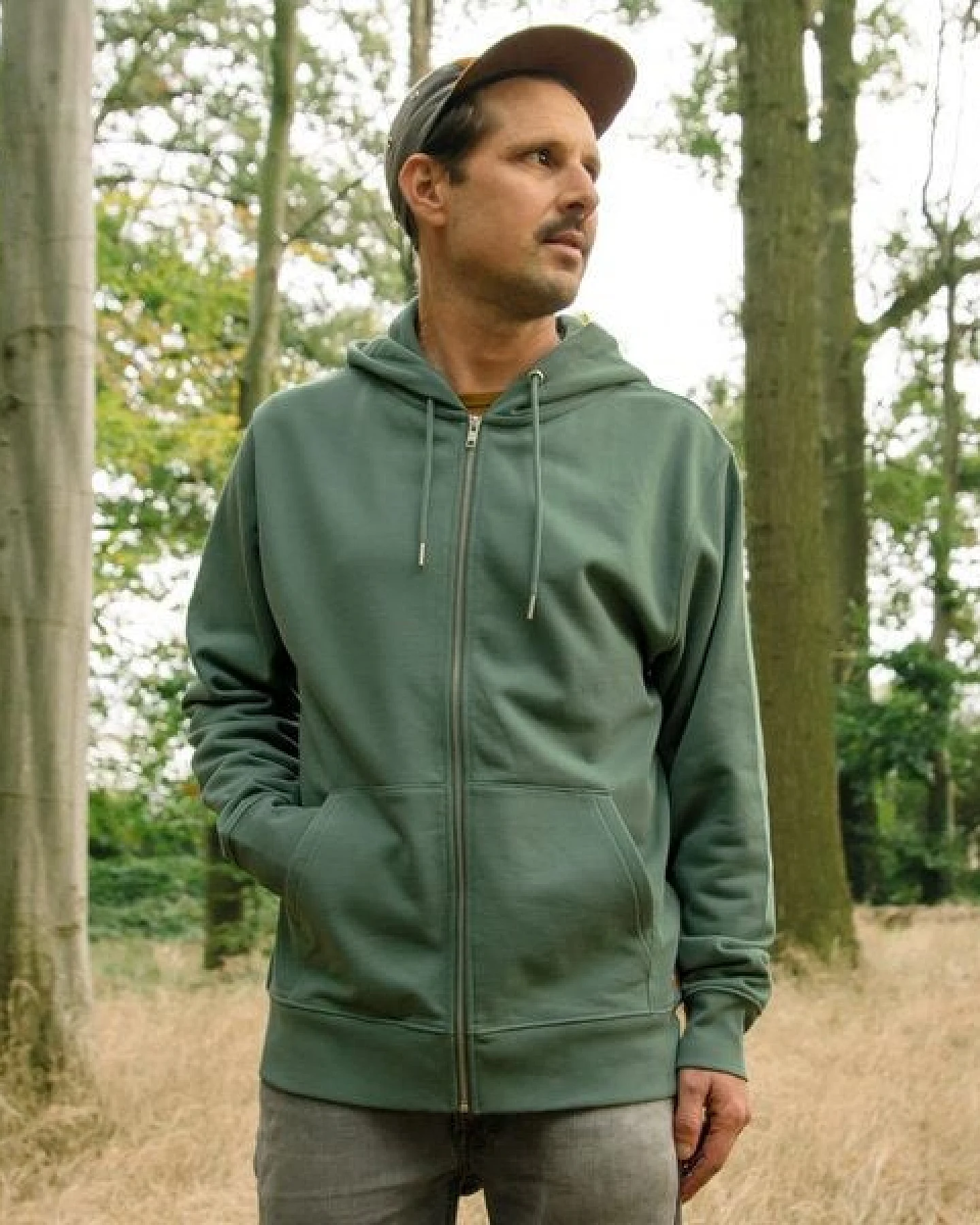 Cmig Blaubeer Kapuzenjacke unisex green bay – Ansicht 4