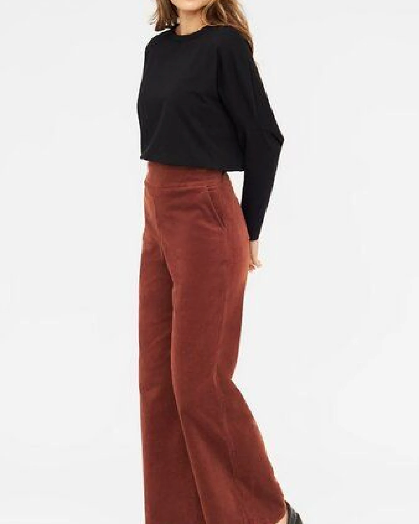 WiDDA berlin GLEN weite Cordhose im Marlene-Stil aus Bio-Baumwolle – Ansicht 3