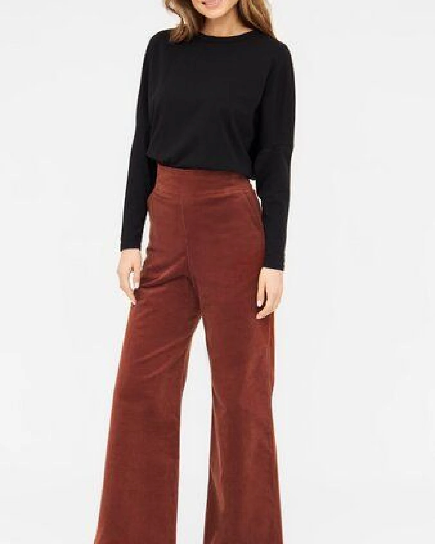 WiDDA berlin GLEN weite Cordhose im Marlene-Stil aus Bio-Baumwolle – Ansicht 2