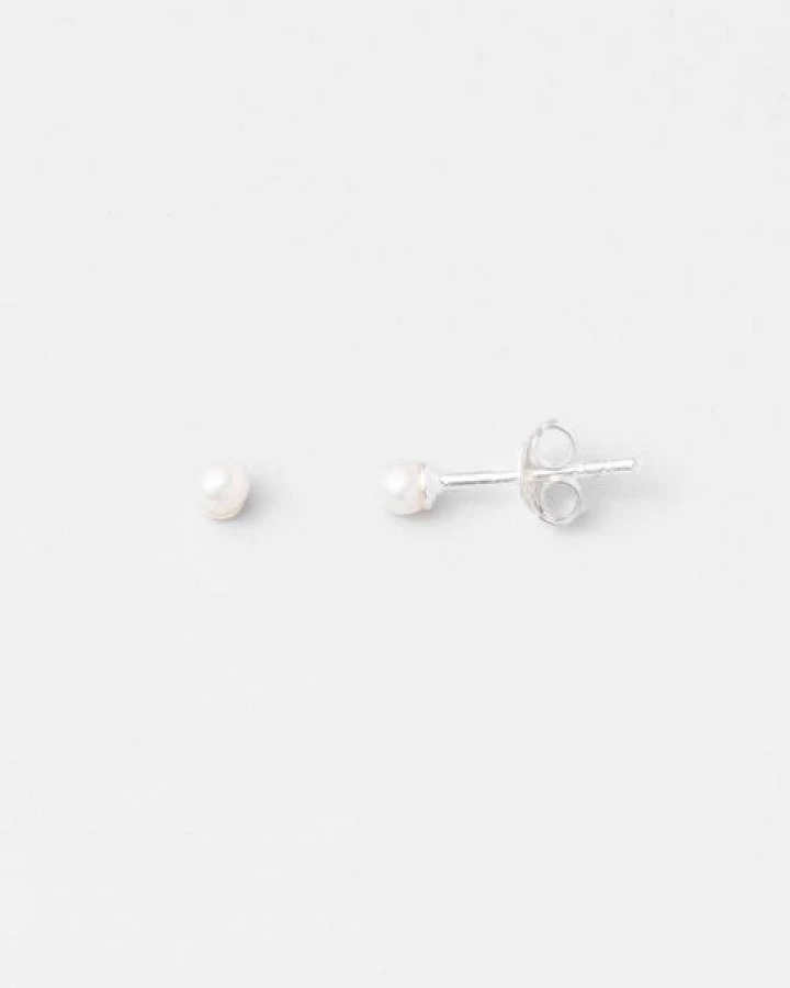fejn jewelry Ohrringe 'tiny pearl' mit Perlen