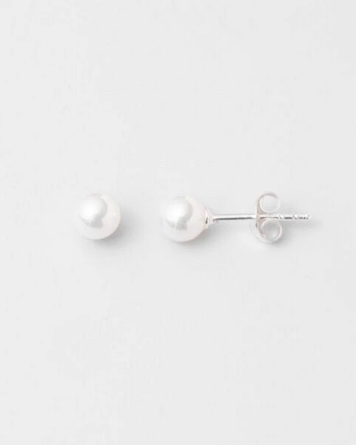 fejn jewelry Ohrstecker 'pearl stud' - Perlenohrstecker