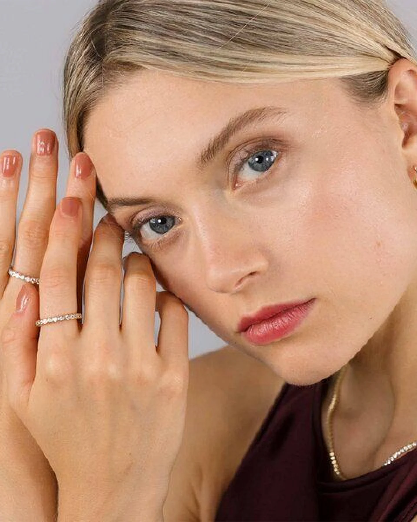 fejn jewelry Ring 'sparkle eternity' - Bandring mit Zirkonia Steinen – Ansicht 2