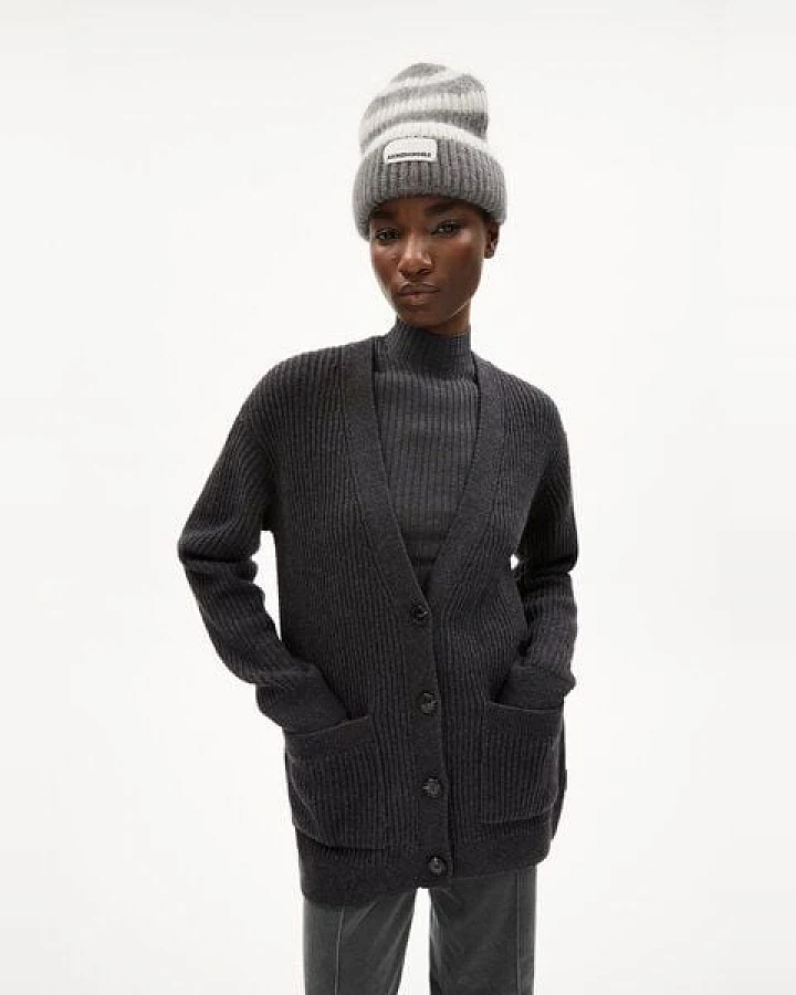ARMEDANGELS MAIYAA - Damen Strickjacke Relaxed Fit aus Bio-Woll Mix