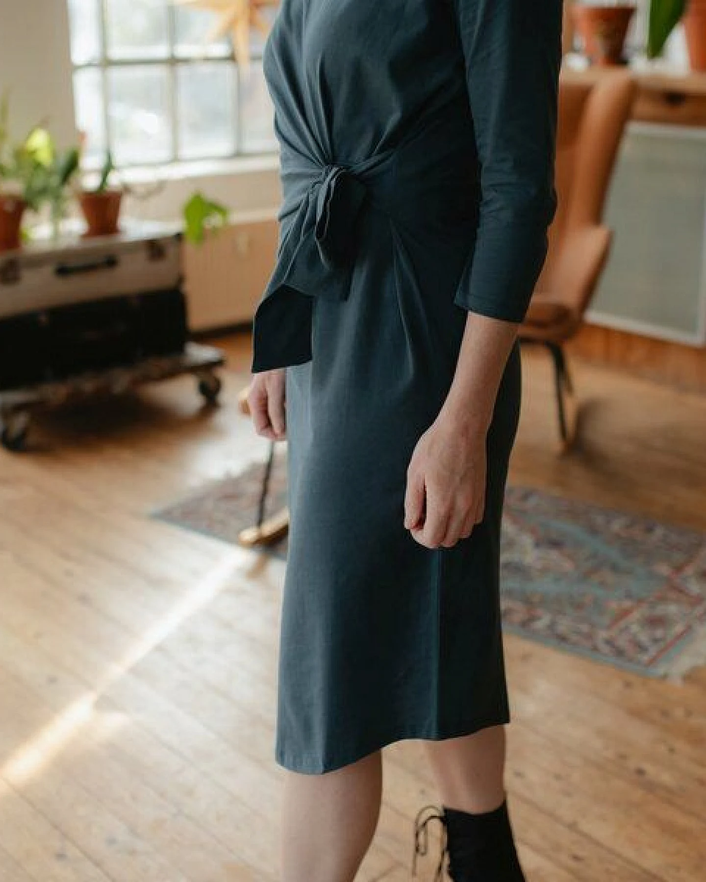 NORDLICHT Langarm Jersey Kleid Greta – Ansicht 3