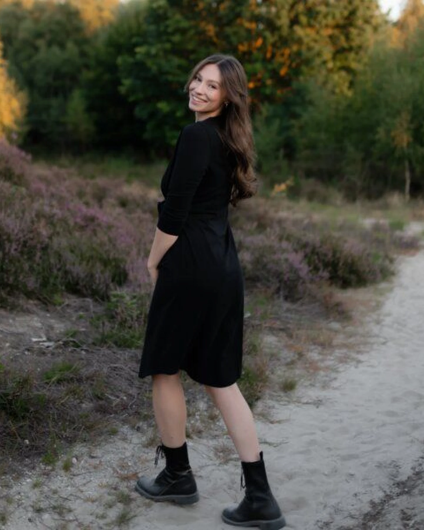 NORDLICHT Langarm Jersey Kleid Greta – Ansicht 3