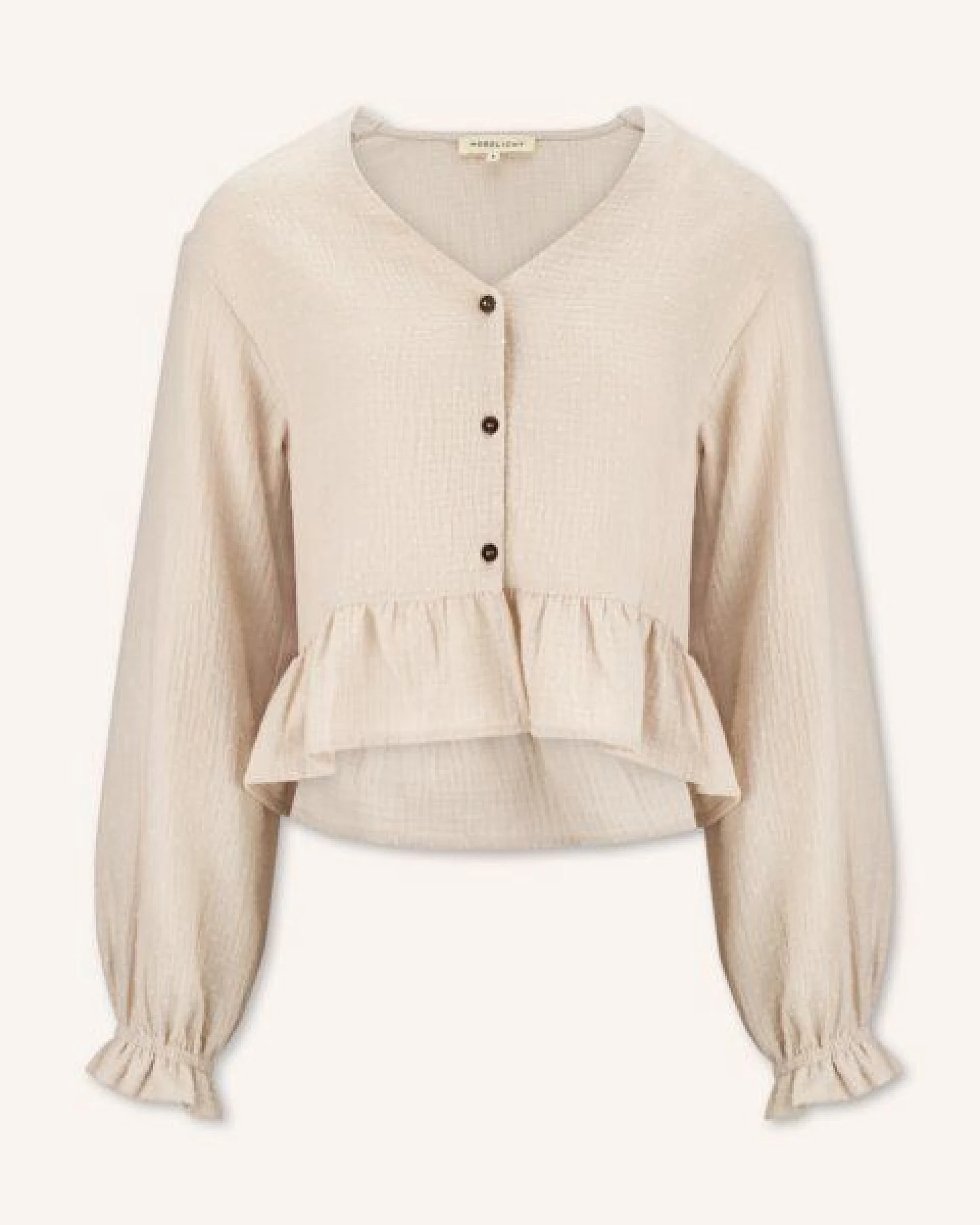 NORDLICHT Musselin Bluse Selma mit Punkten aus 100% Bio-Baumwolle – Ansicht 2