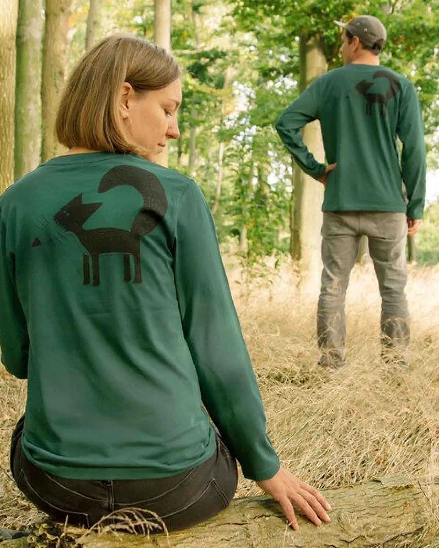 Cmig Franzi Fuchs Langarmshirt unisex – Ansicht 2