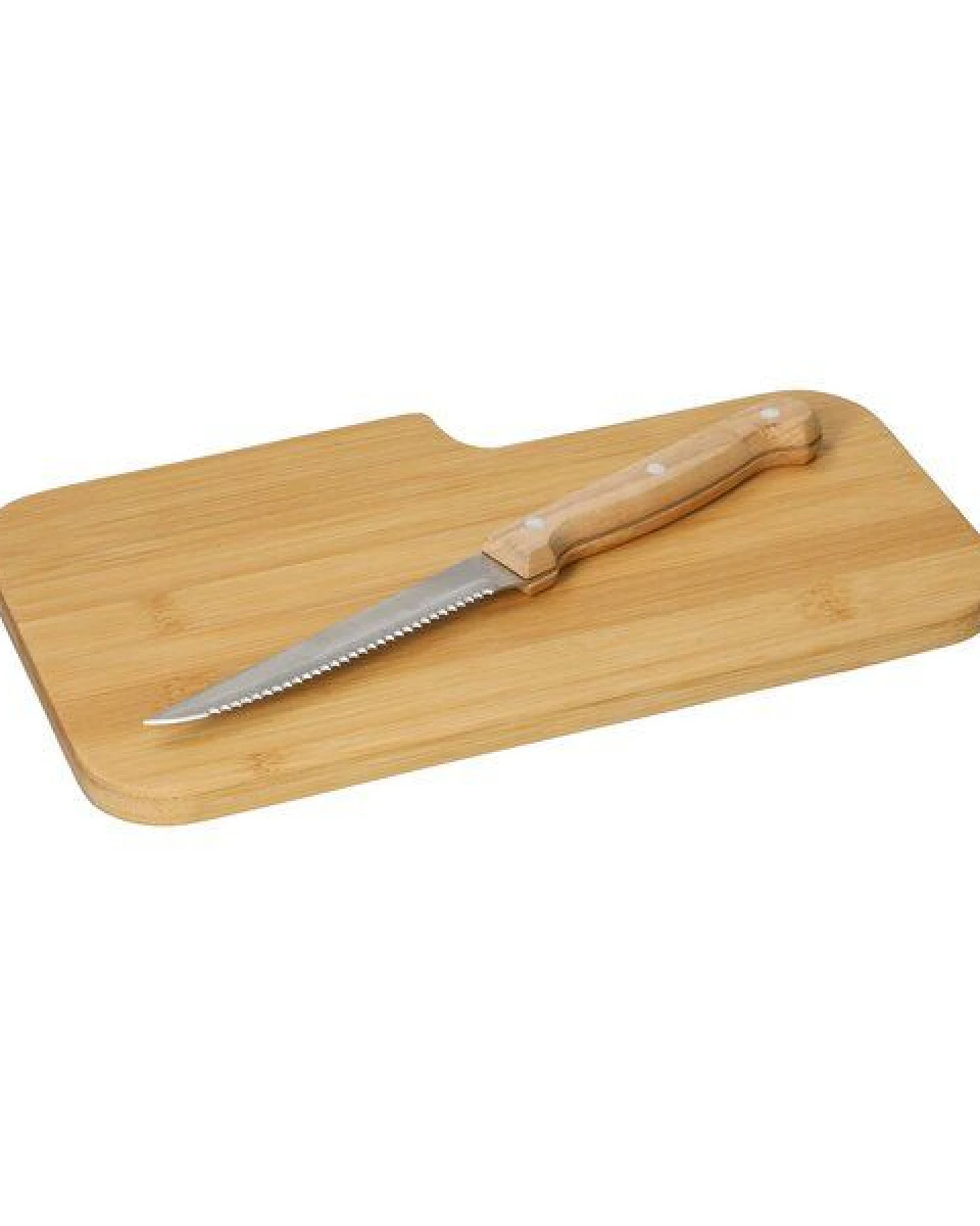 elasto Schneidebrett 'Picknick' inklusive Messer - nachhaltiges Küchenbrett – Ansicht 2