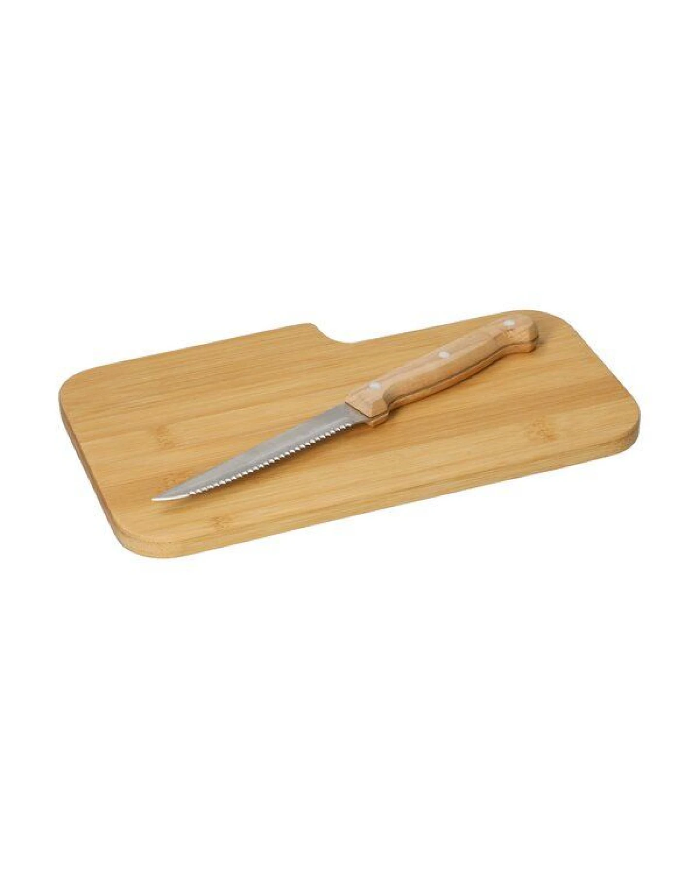 elasto Schneidebrett 'Picknick' inklusive Messer - nachhaltiges Küchenbrett – Ansicht 2