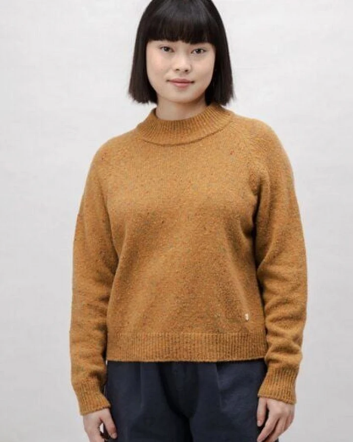 Brava Fabrics Perkins Raglan Wool Sweater Ochre
