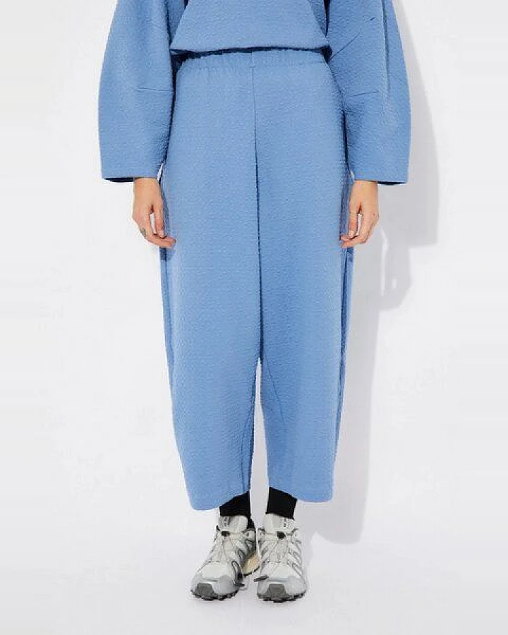 Rita Row Weite bequeme Stoffhose Cometes Pants blau