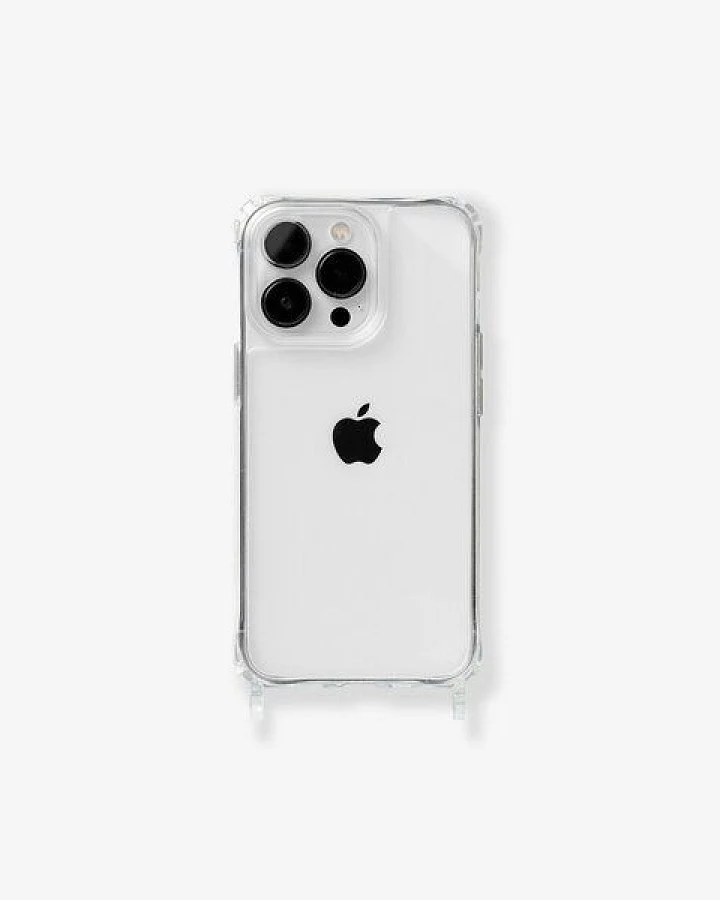 change the label Change Case - Handyhülle für iPhone, Hülle mit Ösen - Transparent Case zum Umhängen ohne Kette