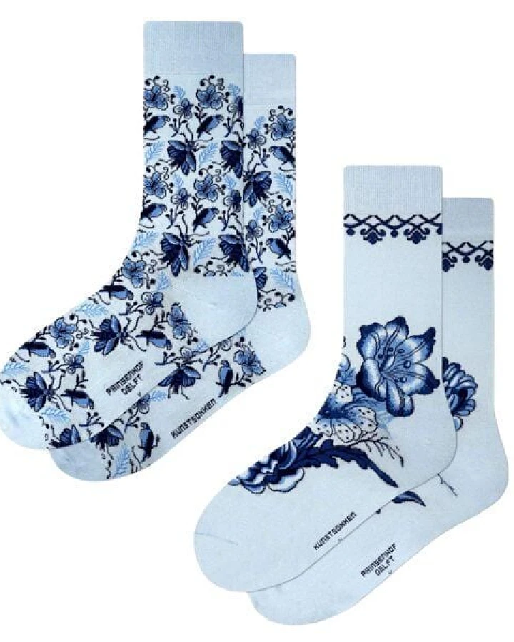 KUNSTSOKKEN Kunst Socken Set - Nahtlose Bunte Socken aus Bio-Baumwolle Mix - Witzige Socken Lustige Socken Verrückte Socken