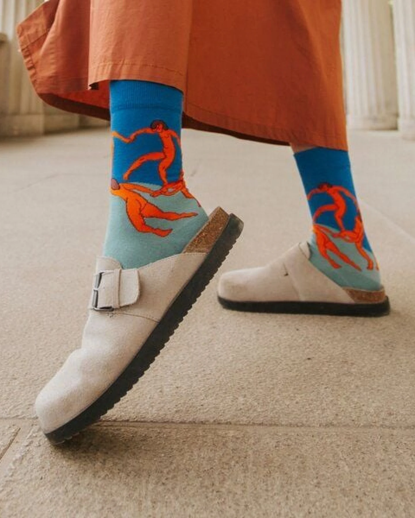 KUNSTSOKKEN Kunst Socken Geschenkset - Nahtlose Bunte Socken aus Bio-Baumwolle Mix - Lustige kunstsocken weihnachtsgeschenke für kunstliebhaber – Ansicht 4