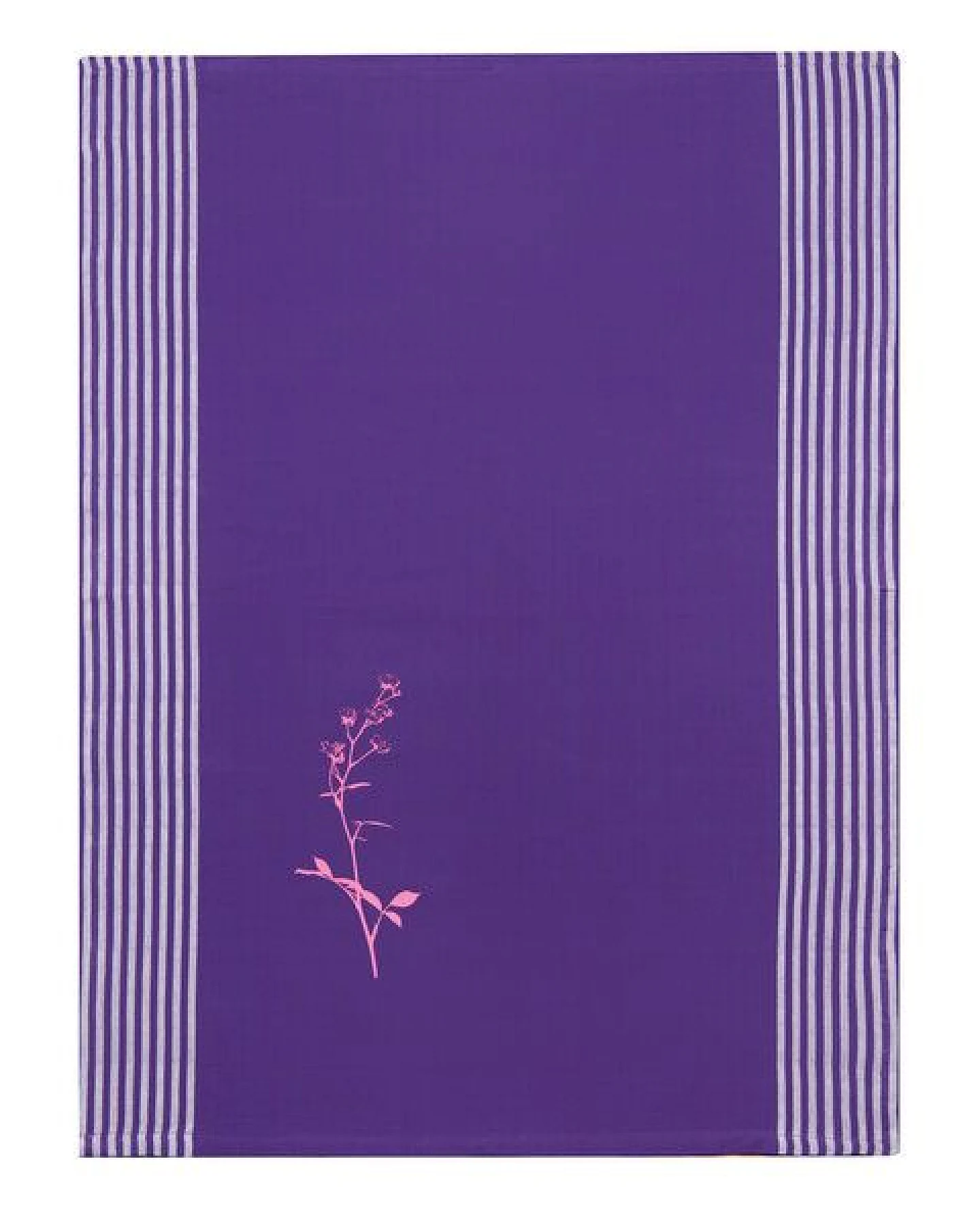 Hirschkind Bio & Fair-Trade-Geschirrtuch "Strauchrose" lila – Ansicht 2