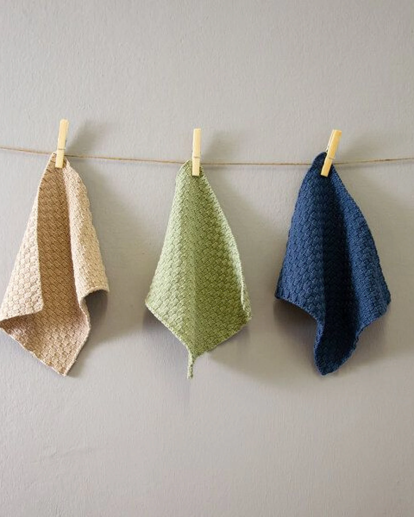 Kumanu - von Natur aus gut 2er Set, gestricktes Spültuch "Wischwilli" – Ansicht 2