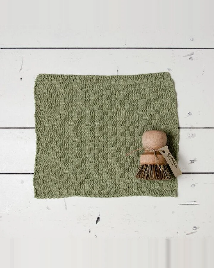 Kumanu - von Natur aus gut Spülset, Topfbürste und gestricktes Spültuch "Wischwilli"