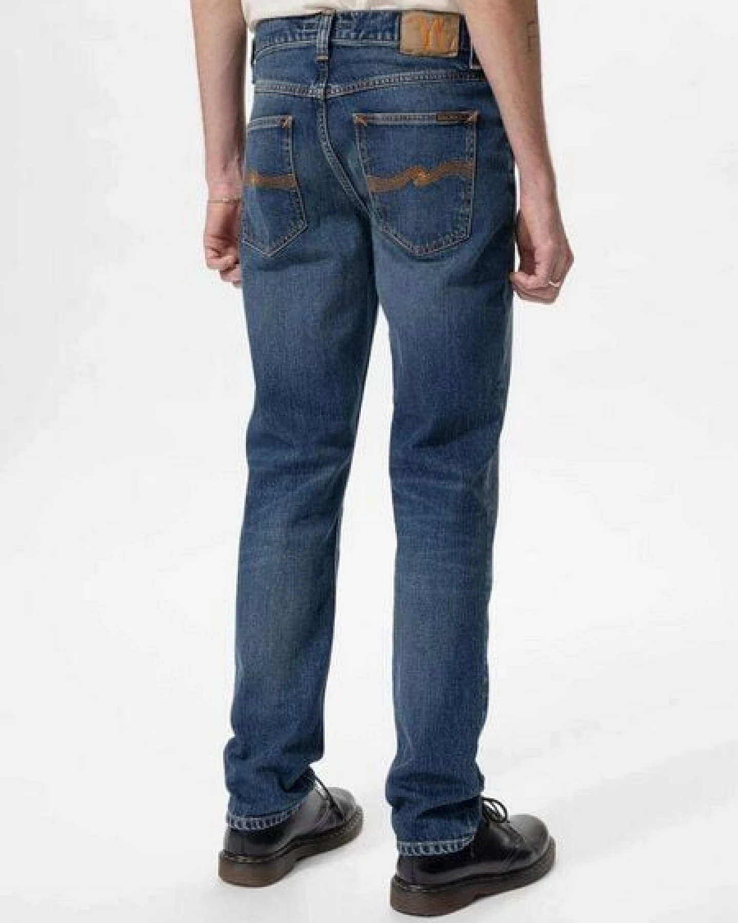Nudie Jeans Herren Jeans - Solid Ollie – Ansicht 2