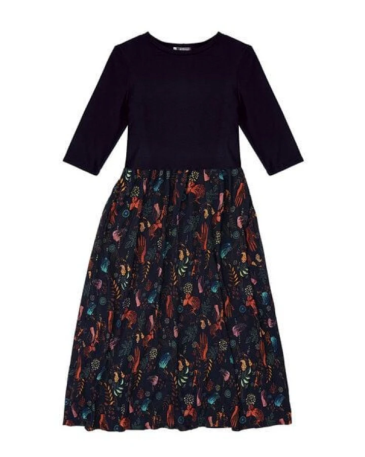 WiDDA berlin Kleid MIXI night/ afri Print aus ECOVERO®