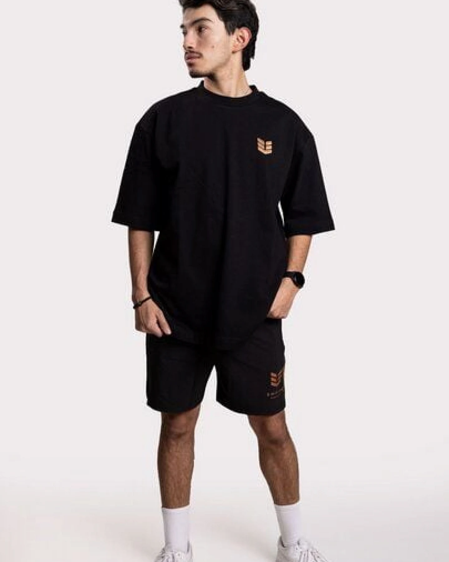 Empire Embodied Sportswear Oversize Shirt T-Shirt 340gsm Bio-Baumwolle für Sie und Ihn Rundhals – Ansicht 2