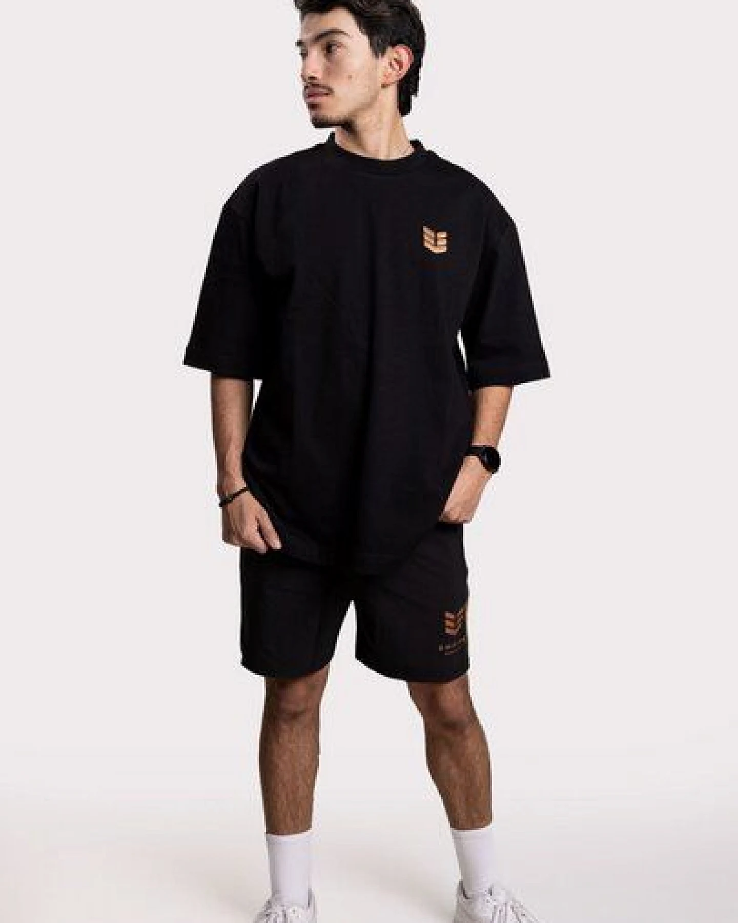 Empire Embodied Sportswear Oversize Shirt T-Shirt 340gsm Bio-Baumwolle für Sie und Ihn Rundhals – Ansicht 2