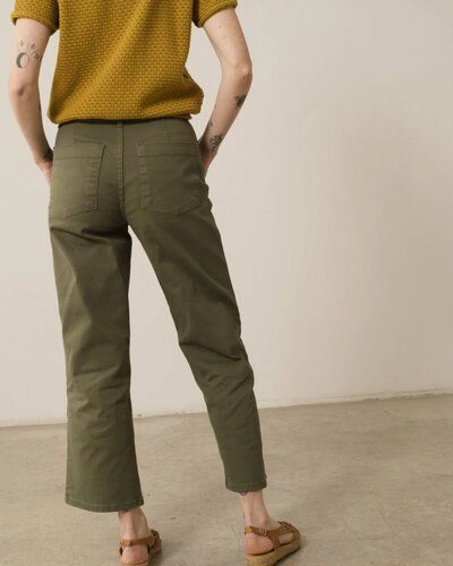 TIRALAHILACHA Hani Recycled Cotton Sailor Pants – Ansicht 2