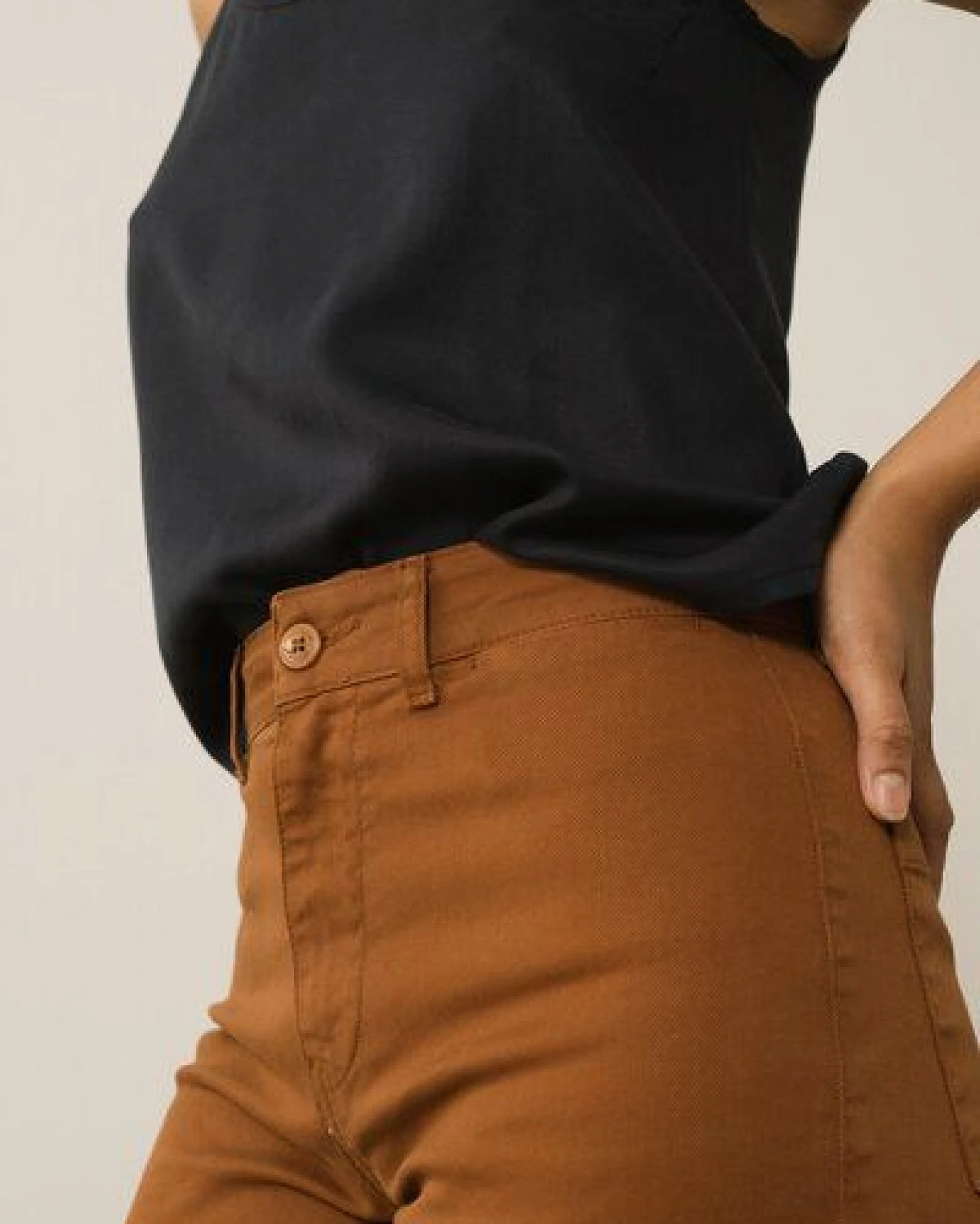 TIRALAHILACHA Hani Recycled Cotton Sailor Pants – Ansicht 2