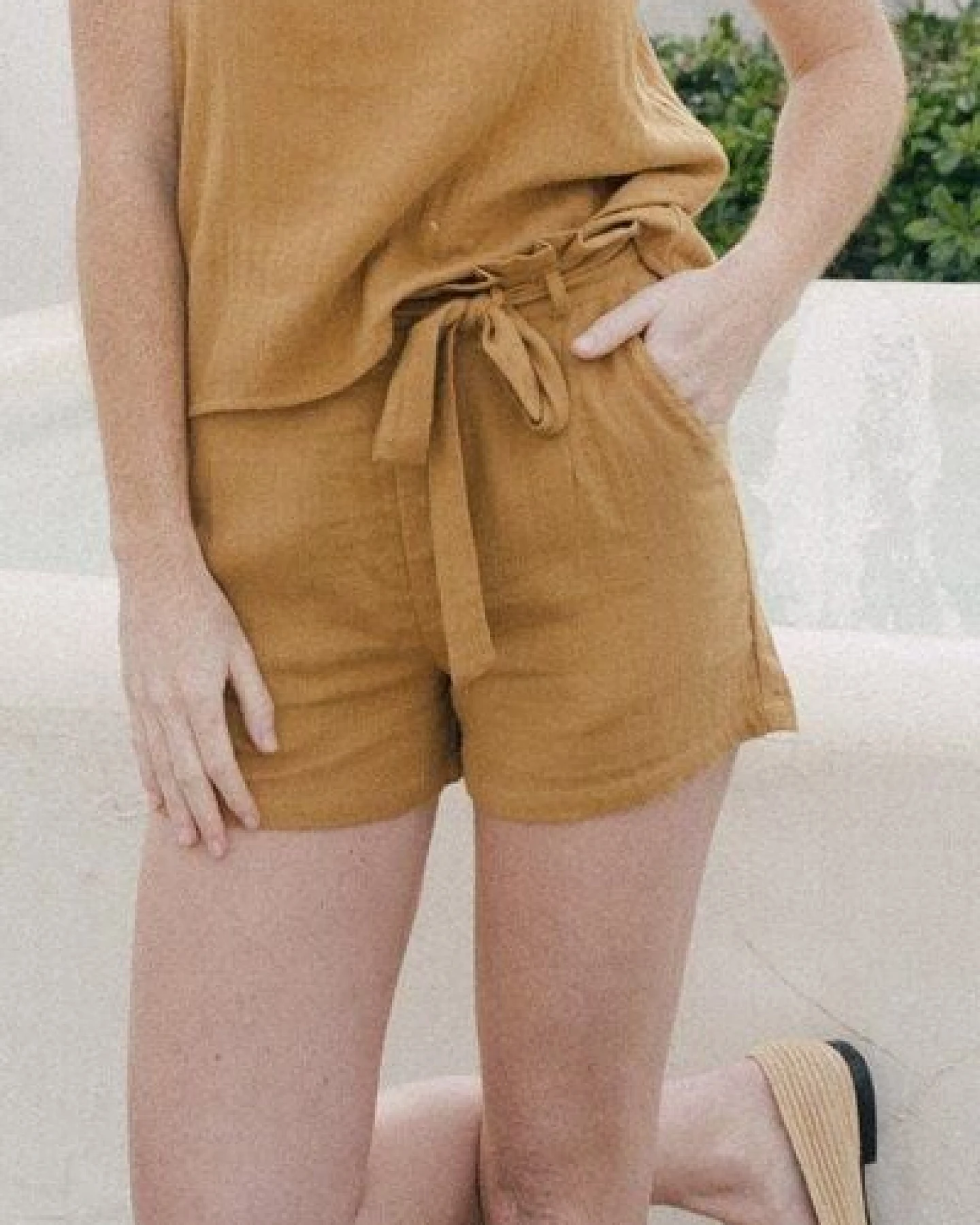 TIRALAHILACHA Ela pants in mustard – Ansicht 4