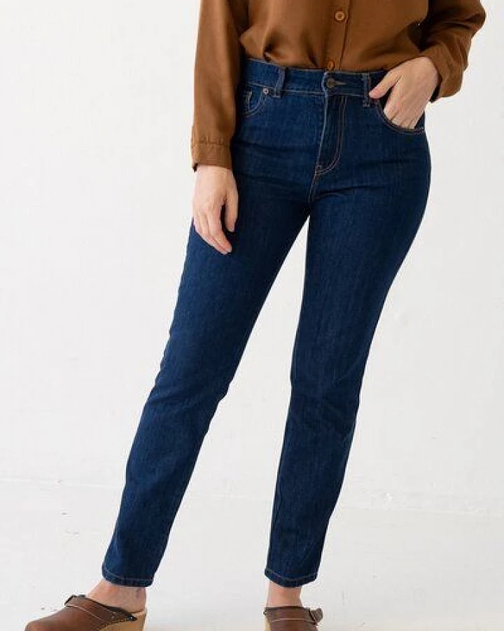 TIRALAHILACHA Heven Denim Dark in Blue