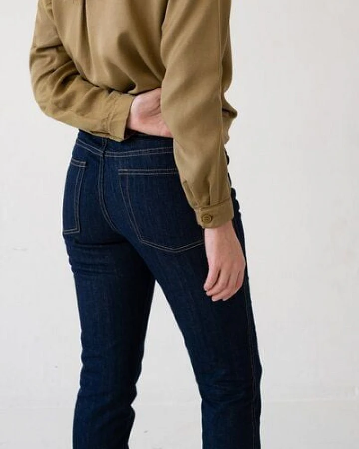 TIRALAHILACHA Heven Denim Vintage in Blue