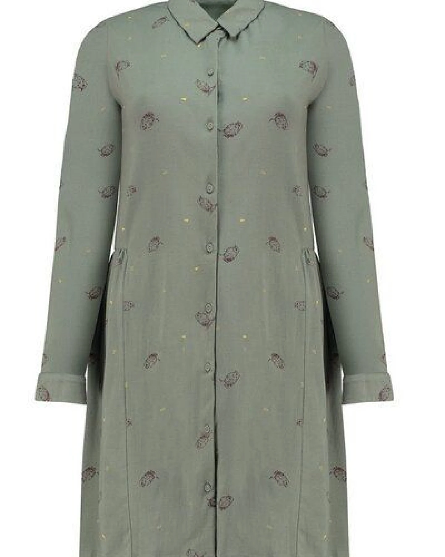 TIRALAHILACHA Scarlette shirt dress in green – Ansicht 2