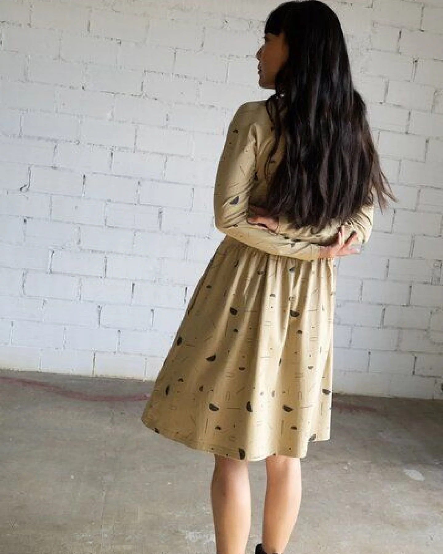 TIRALAHILACHA Giorgia dress with raglan sleeves – Ansicht 2