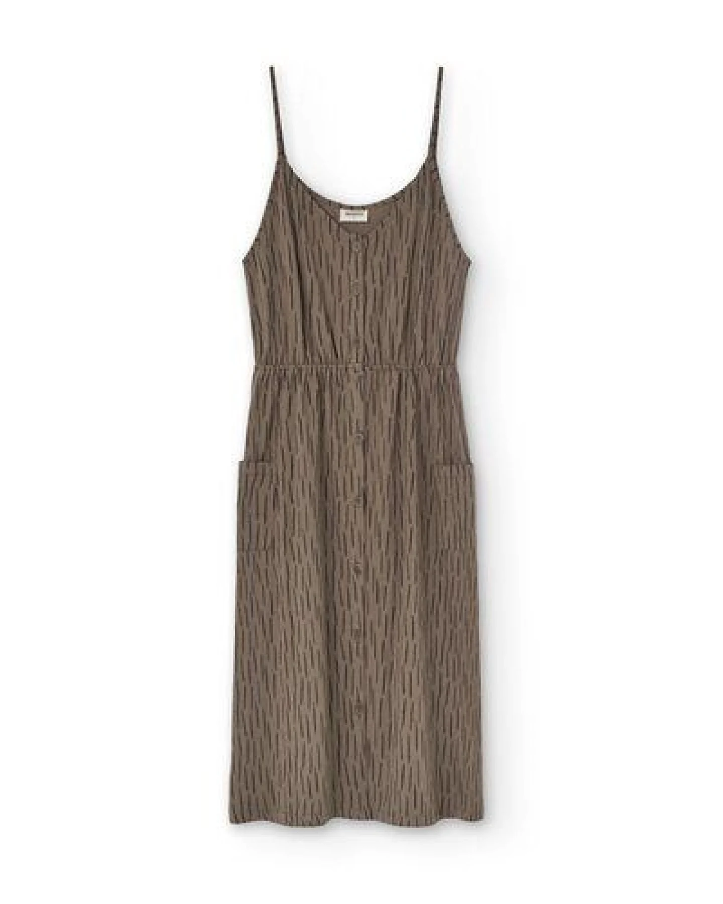 TIRALAHILACHA Hiara Midi Dress in brown bark – Ansicht 4