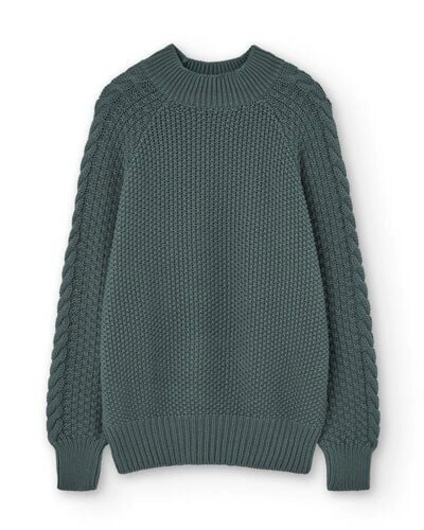 TIRALAHILACHA Turner Sweater Organic Cotton in Hydrangea Blue – Ansicht 4