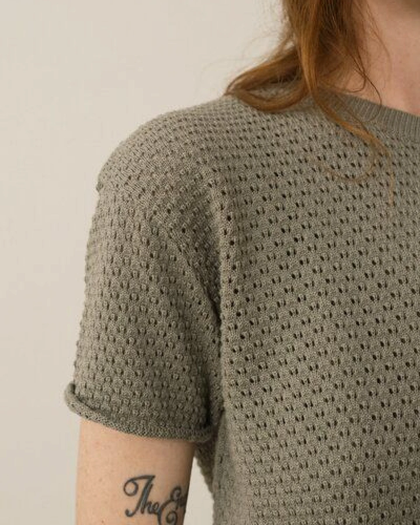 TIRALAHILACHA Hadara Short Sleeve Knitted Top – Ansicht 3