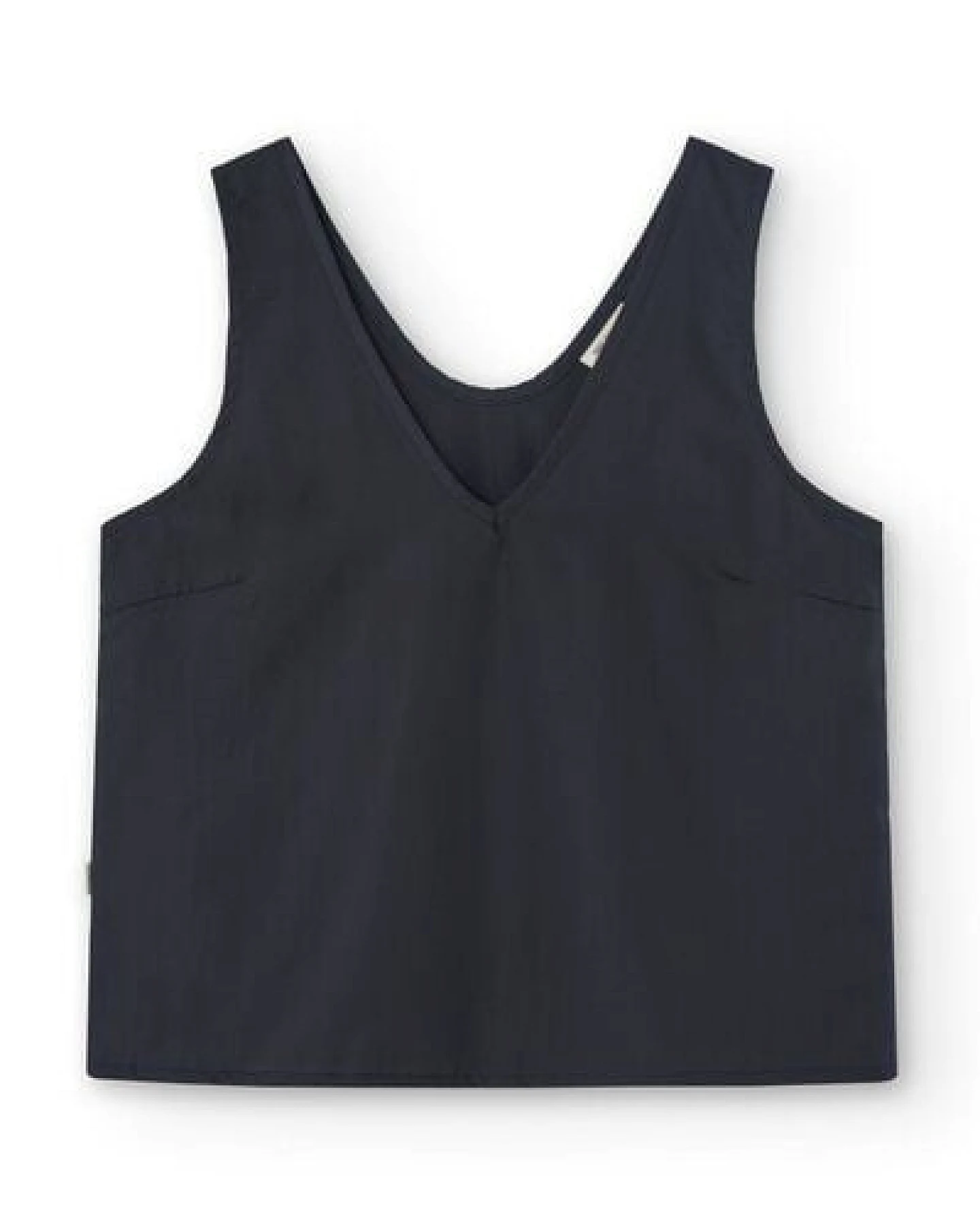 TIRALAHILACHA Holly Tencel strap top in black – Ansicht 4