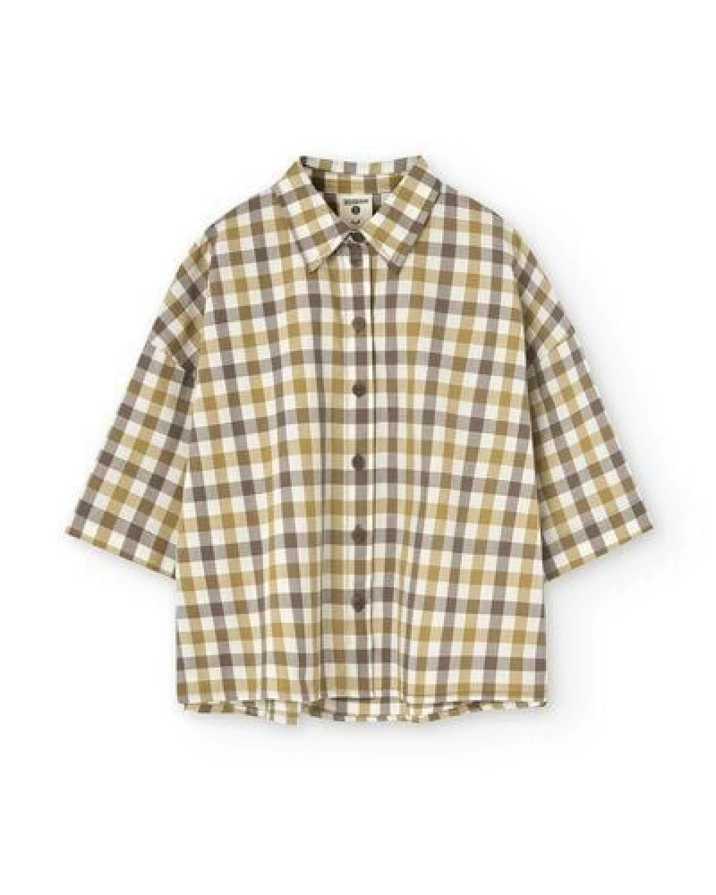 TIRALAHILACHA Hallow oversized shirt vichy – Ansicht 4