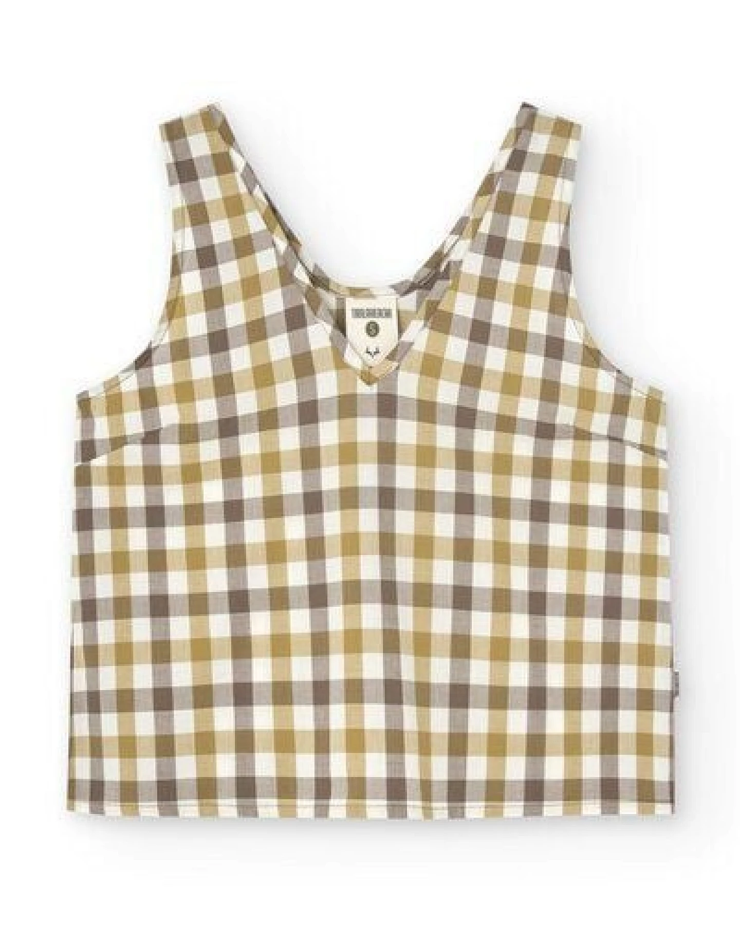 TIRALAHILACHA Holly strap top vichy print – Ansicht 4
