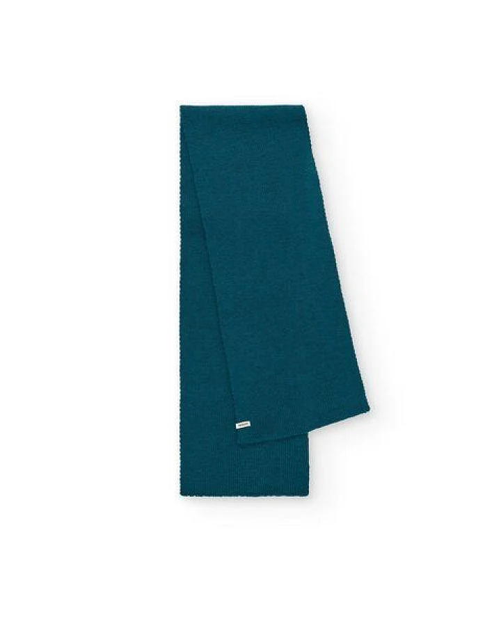 TIRALAHILACHA Tayo chunky wool scarf in blue