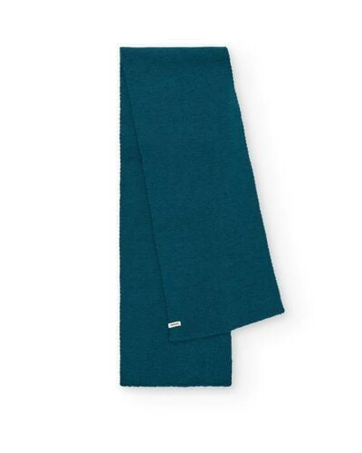 TIRALAHILACHA Tayo chunky wool scarf in blue