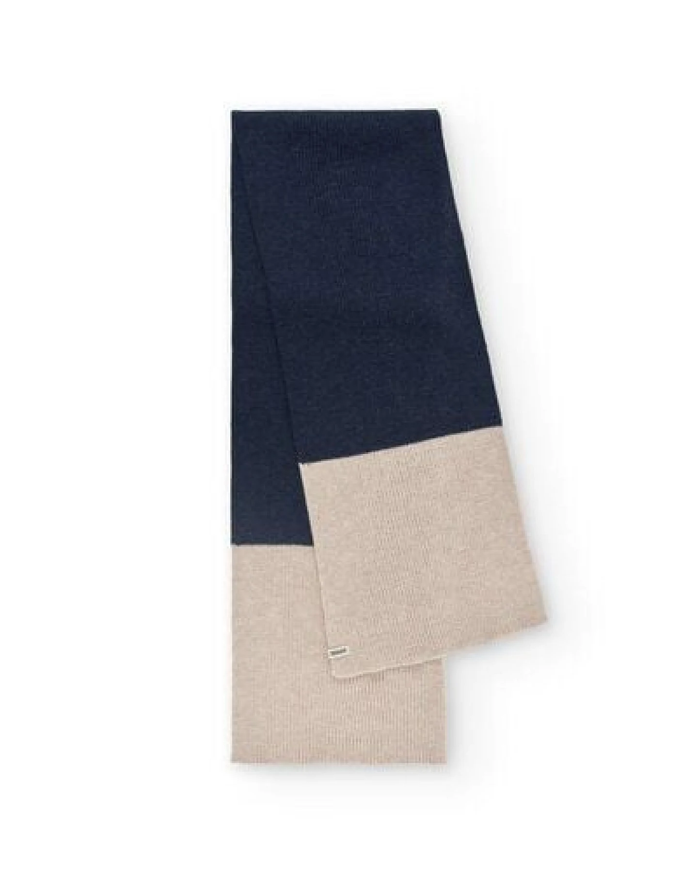 TIRALAHILACHA Tayo chunky wool scarf in two-tone – Ansicht 4