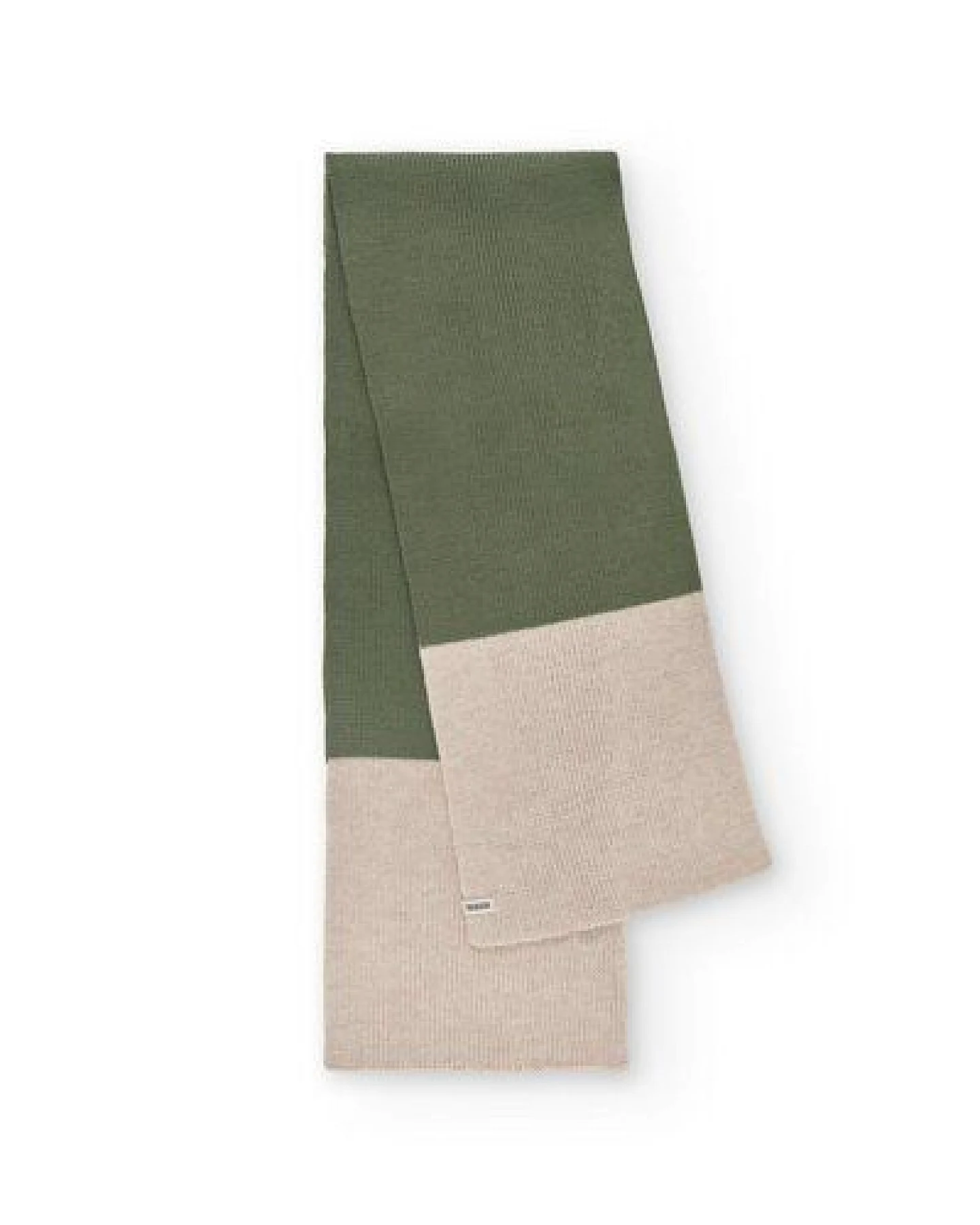 TIRALAHILACHA Tayo chunky wool scarf in two-tone – Ansicht 4